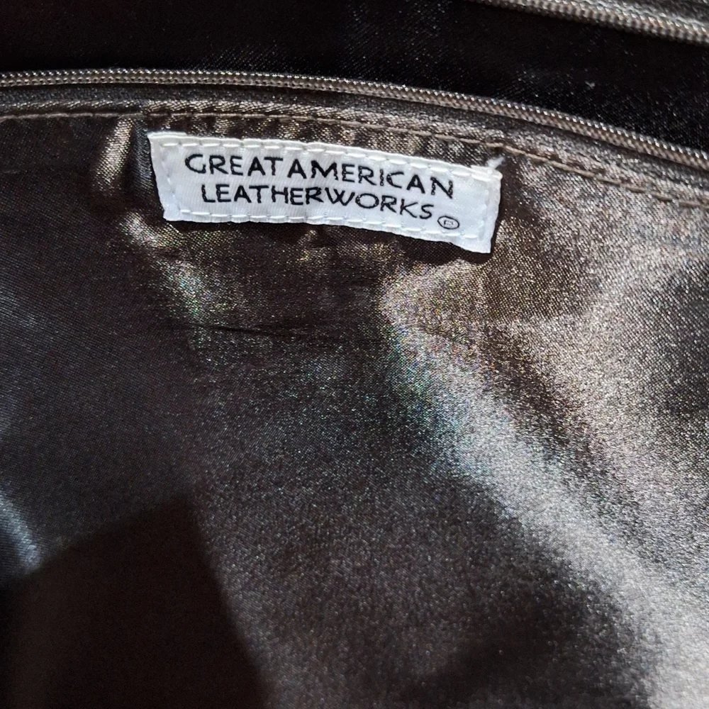 Great American Leatherworks Elt Brown Leather Men's Bag